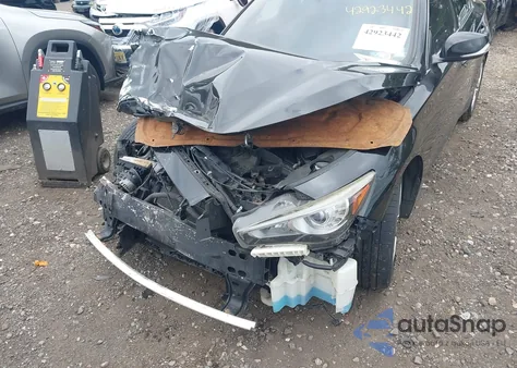 2018 Infiniti Q50 3.0T Luxe z USA, uszkodzony, nr VIN JN1EV7AP4JM364026